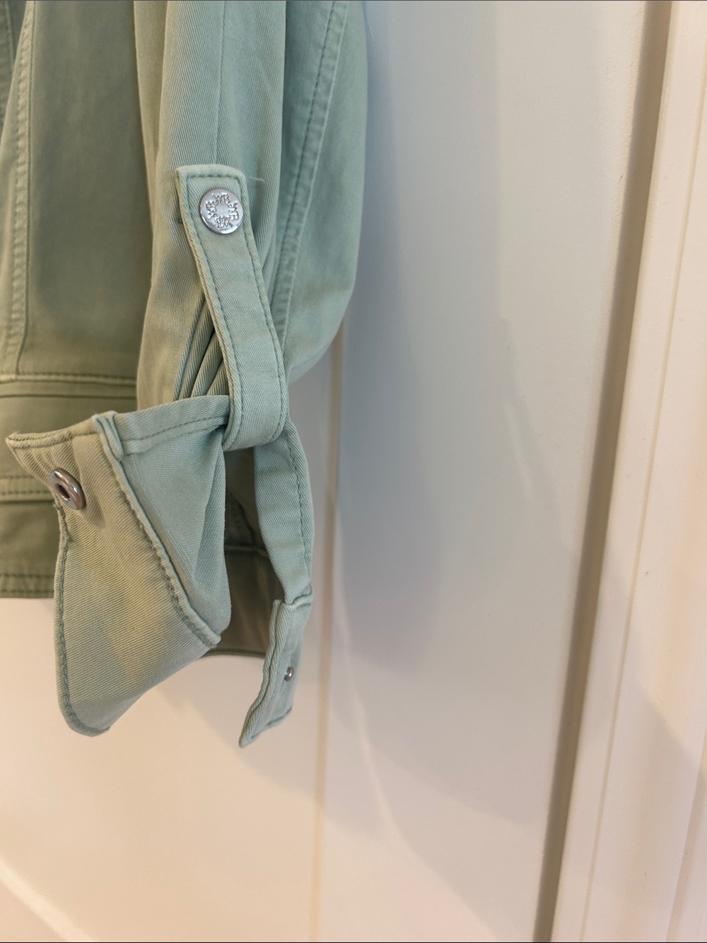 White House Black Market Light Mint Green Double-Breasted Blazer - Picture 2 of 4